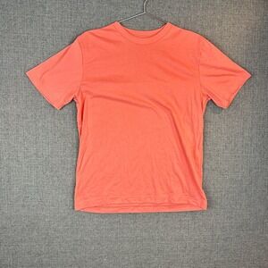 George Mens T-Shirt Medium (38-40) Coral‎ Crew Neck Short Sleeve Casual Tee